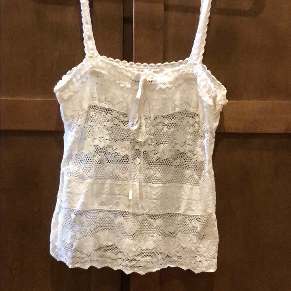 White tank top